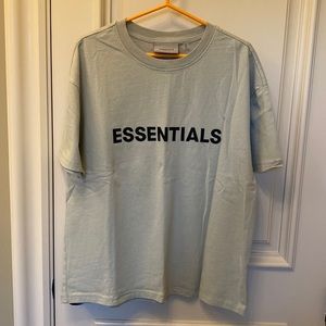 Fear of God Essentials tee- green